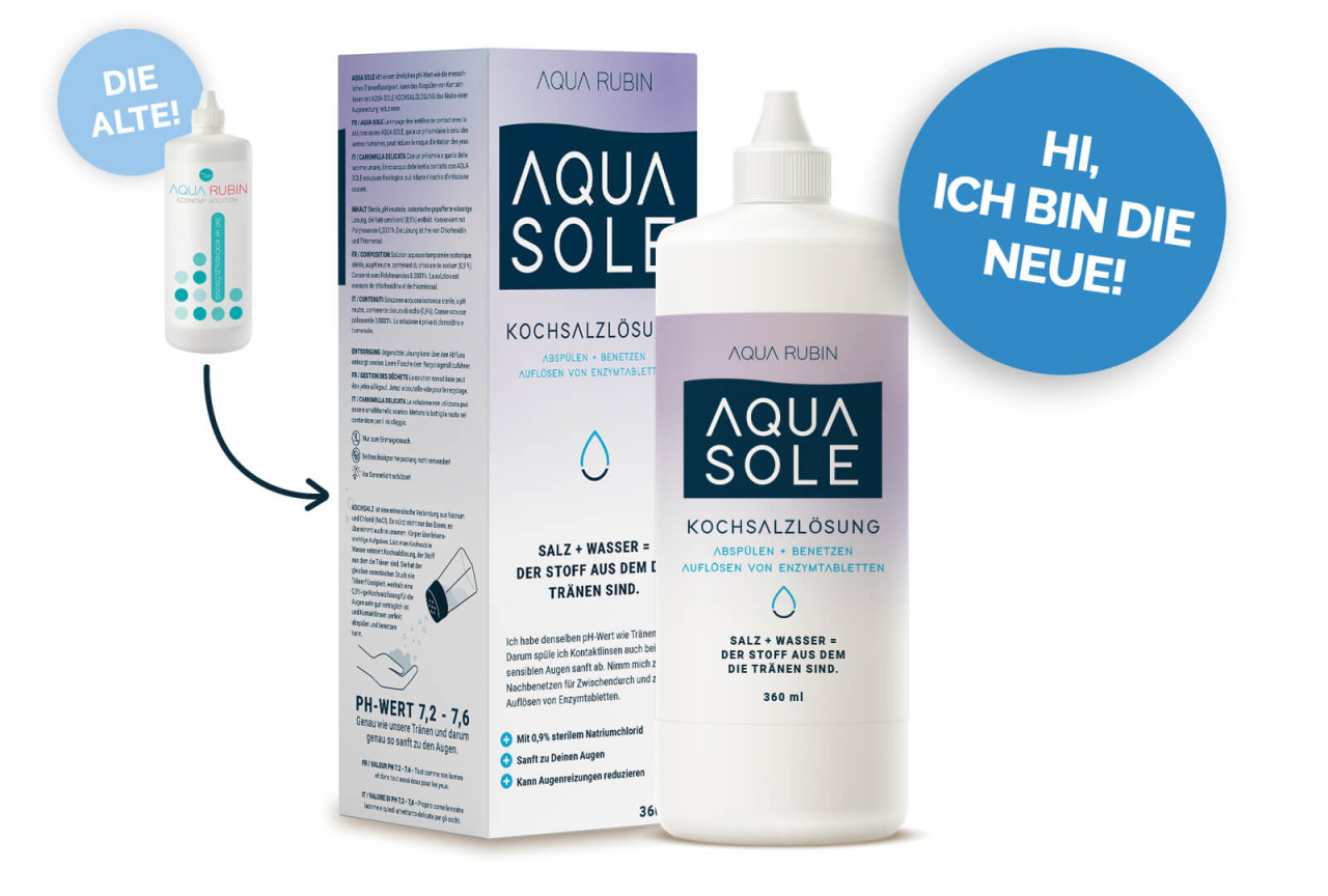 Aqua Rubin - Kochsalzlösung (360ml)